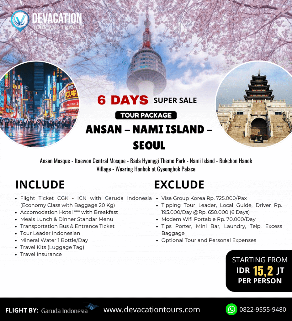 Liburan Musim Dingin Korea – Nami Island dan Ski Resort
