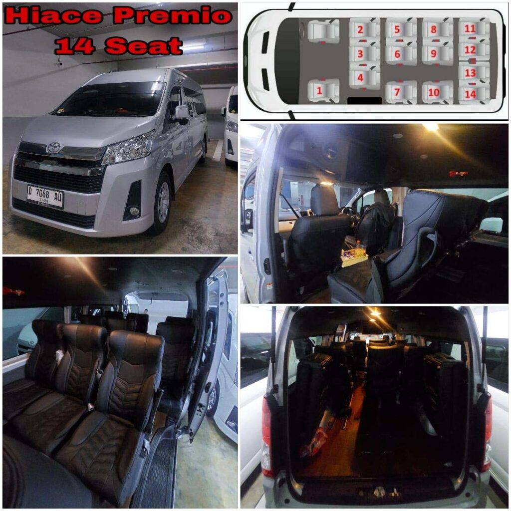Sewa Hiace Premio Bandung nyaman untuk rombongan wisata